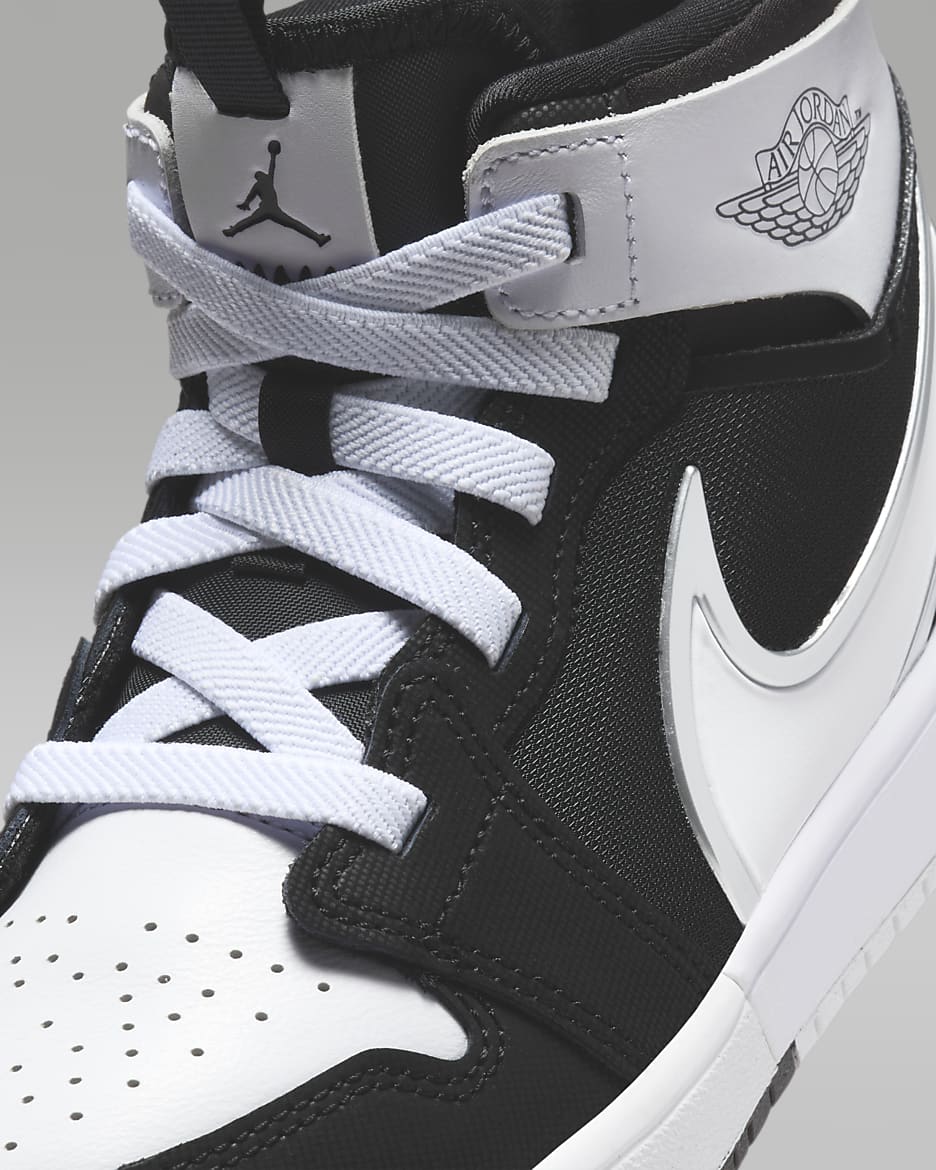 Jordan 1 Mid RM EasyOn Younger Kids Shoes